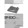 ROTEL RP-830 Owners Manual