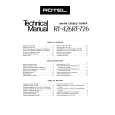 ROTEL RT-726 Service Manual