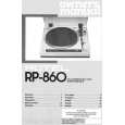 ROTEL RP-860 Owners Manual